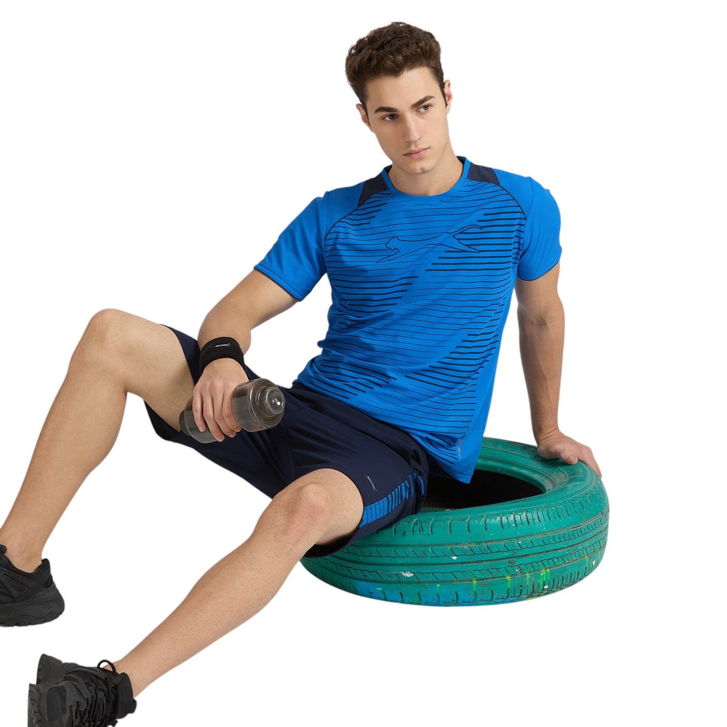 Black Panther Men's T-Shirt & Shorts Co-Ord Set-SET 1001X