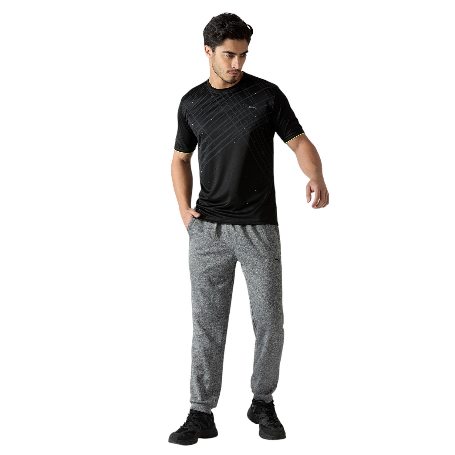 Black Panther Men's Pro Series ActiFit Activewear T-Shirt-PRO 104005X