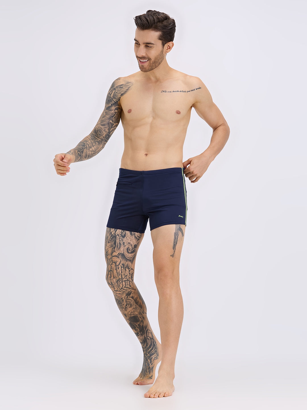 Black Panther Men's U-Front Swimming Trunk-U 209