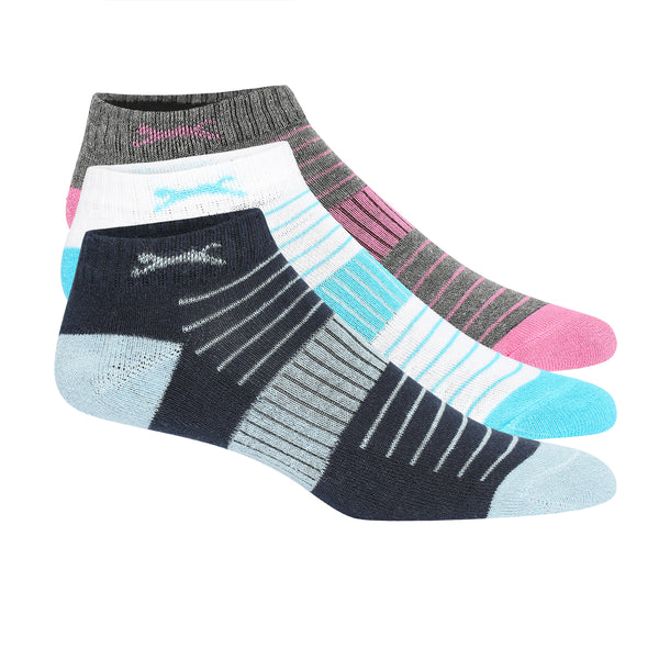 Black Panther Womens Trio Sports Socks Pack (LO -MAX)