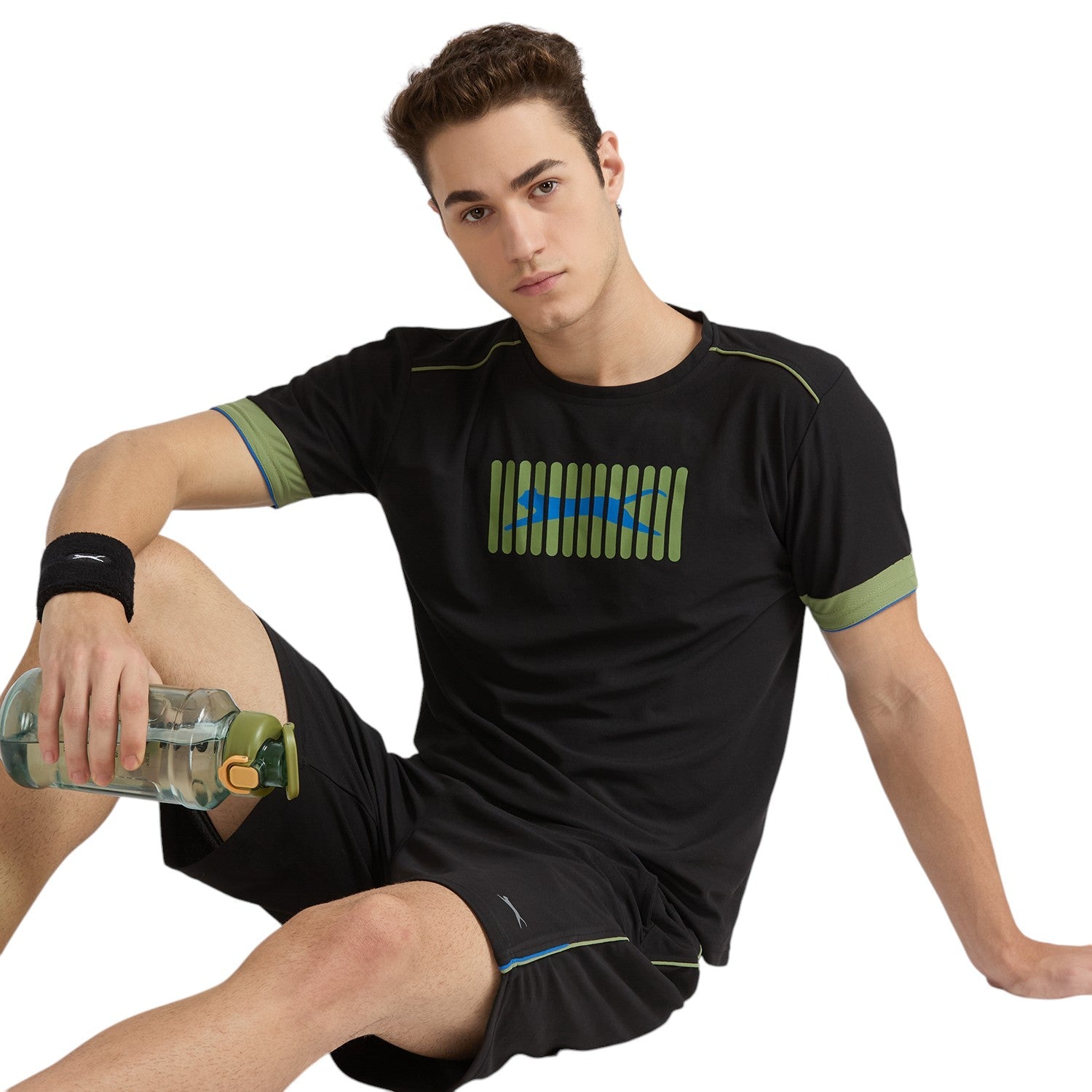 Black Panther Men's T-Shirt & Shorts Co-Ord Set-SET 1002X
