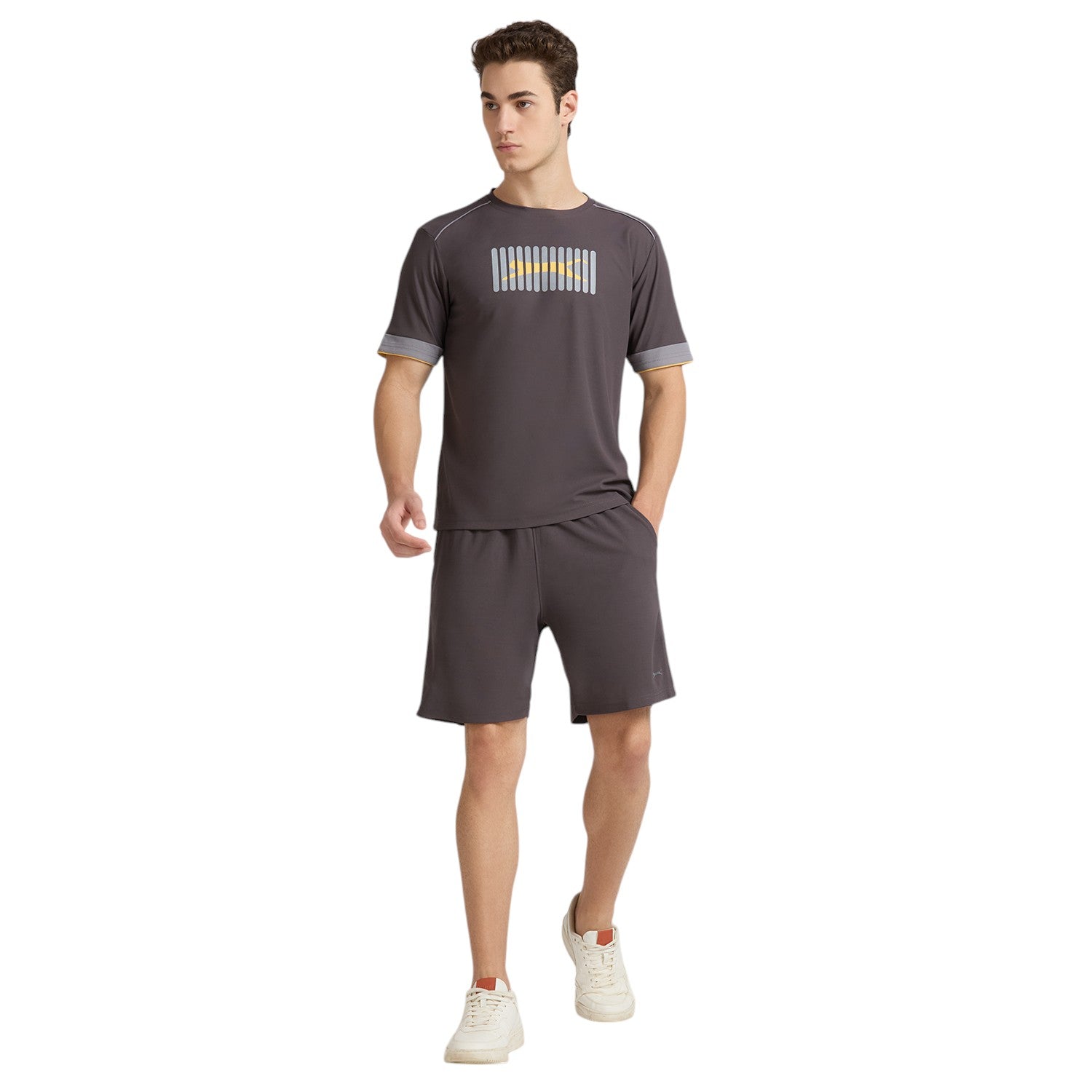 Black Panther Men's T-Shirt & Shorts Co-Ord Set-SET 1002X