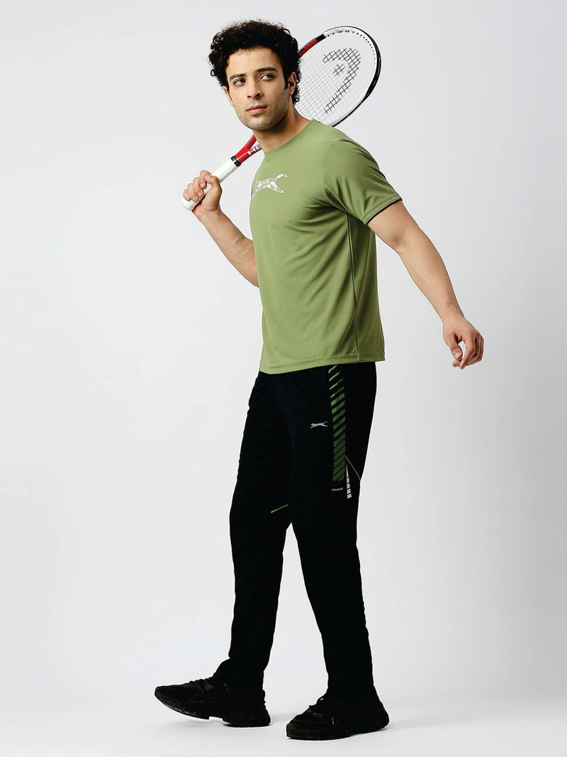 Black Panther Polyester Acti Fit Track Pants[200562LHXC]