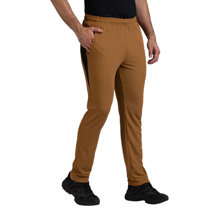 Track Pants for Men in Tan - Perfect for Fitness and Workout[2088110LHXC-Tan]