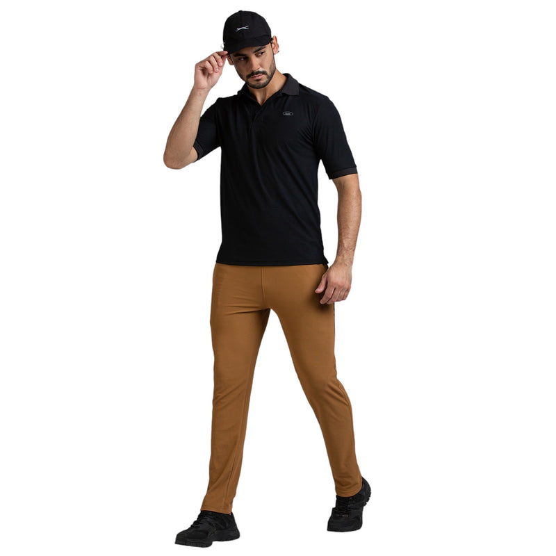 Track Pants for Men in Tan - Perfect for Fitness and Workout[2088110LHXC-Tan]