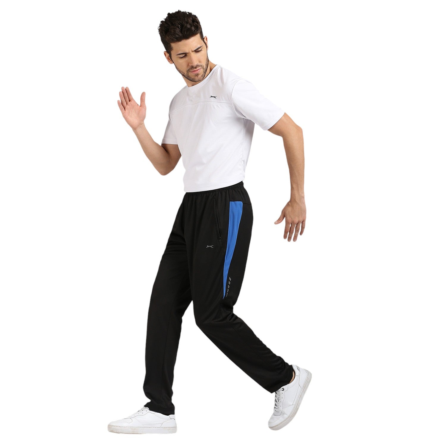 Track Pants for Men in Black - Perfect for Fitness and Workout[2088110LHXC-Black]