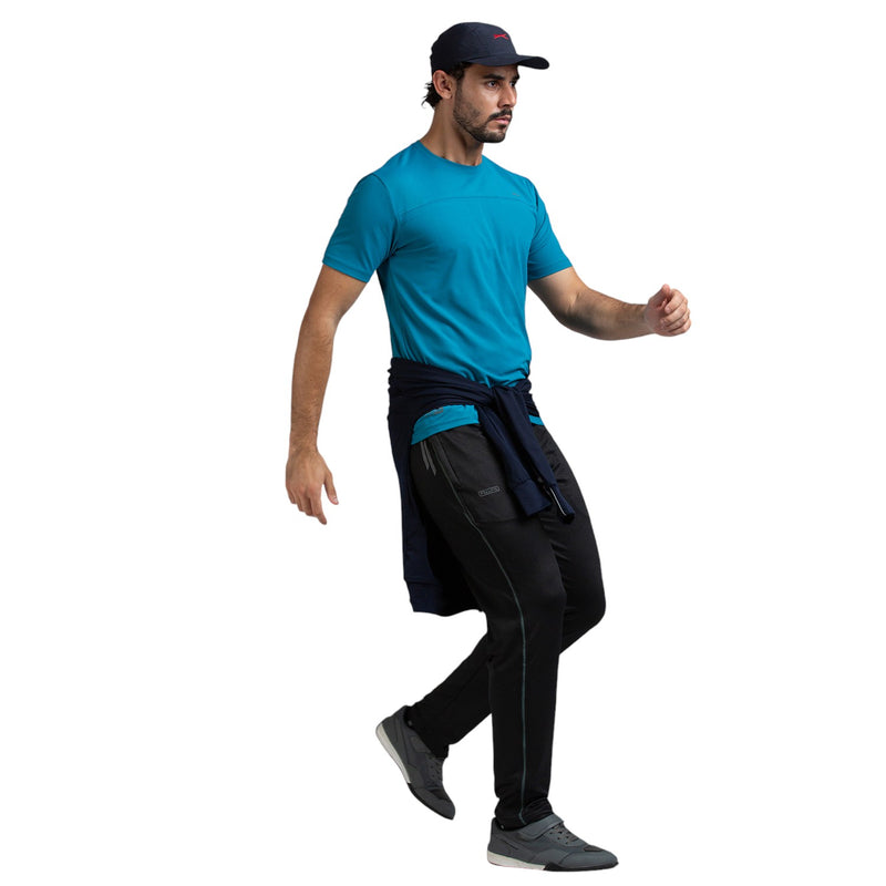 Track Pants for Men in BLACK - Perfect for Fitness and Workout[20890LHXC-Black]