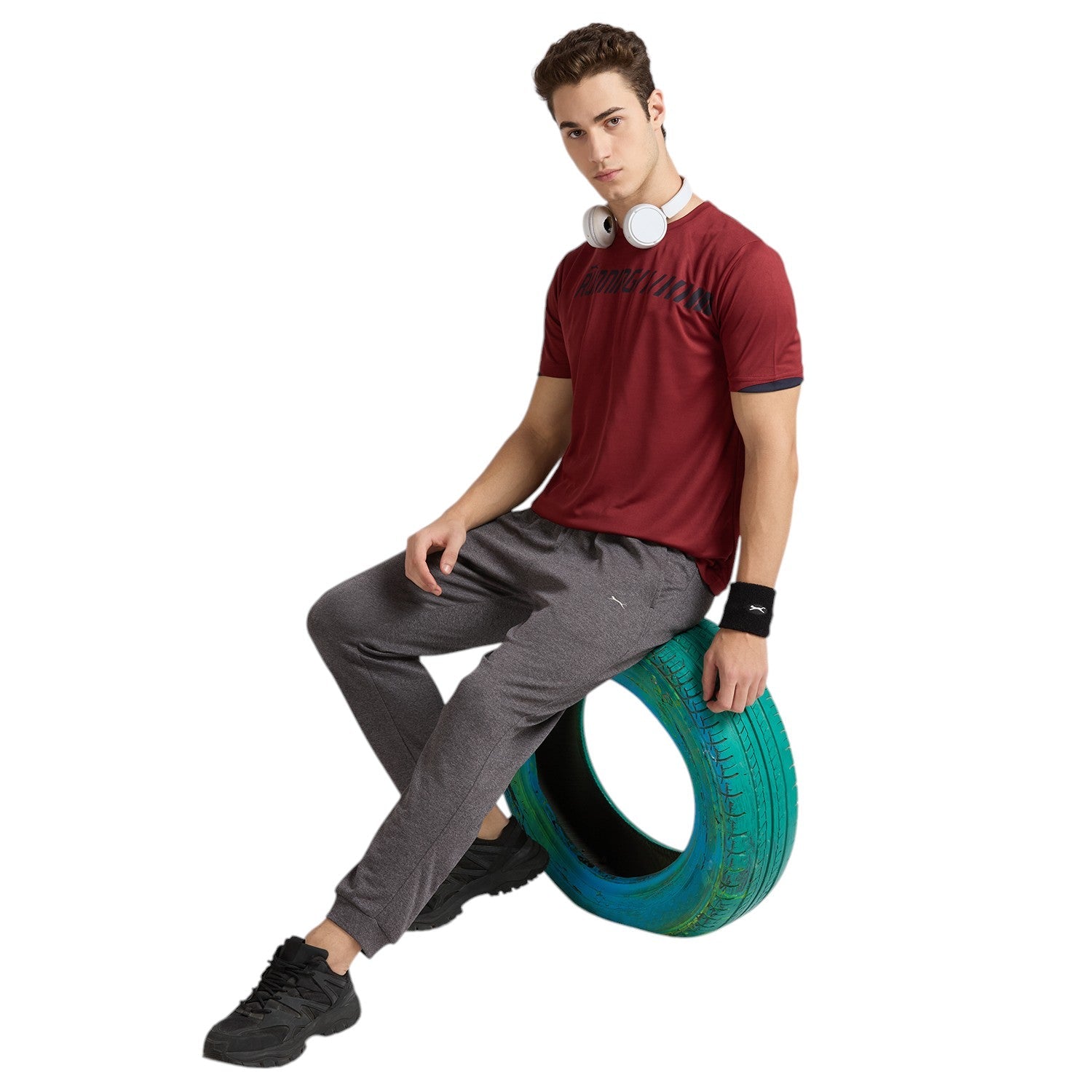 Black Panther ActiFit Men’s Activewear Track Pants-2700103LX