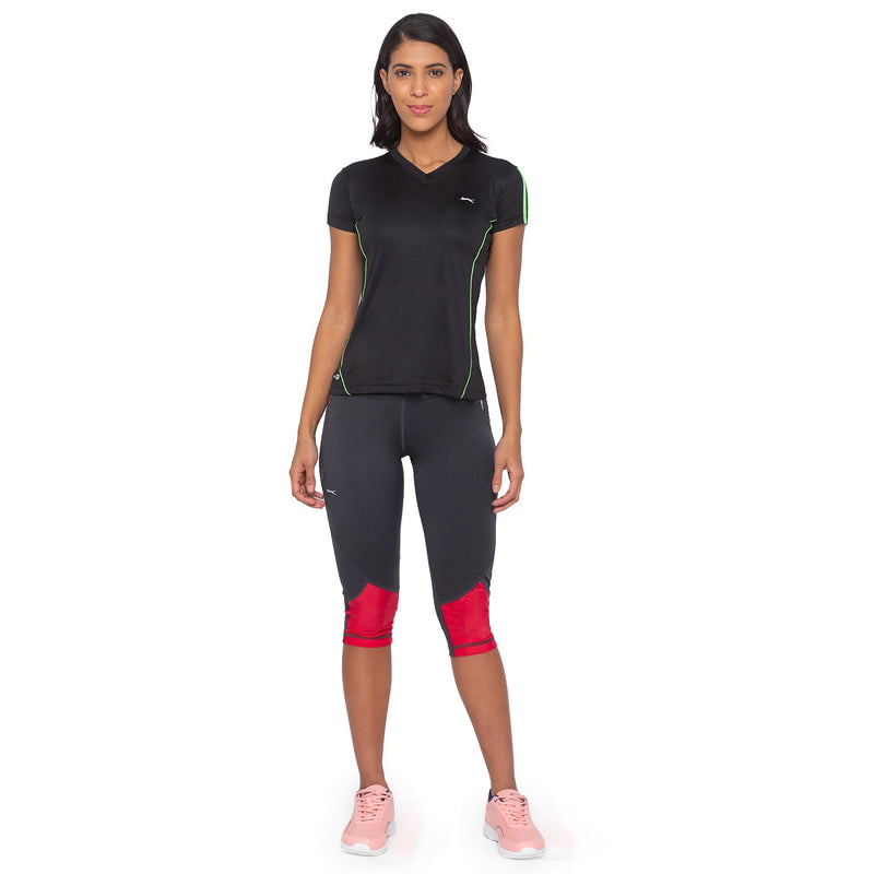 Black Panther Women's Actifit Tshirts ( ECO 4100 )