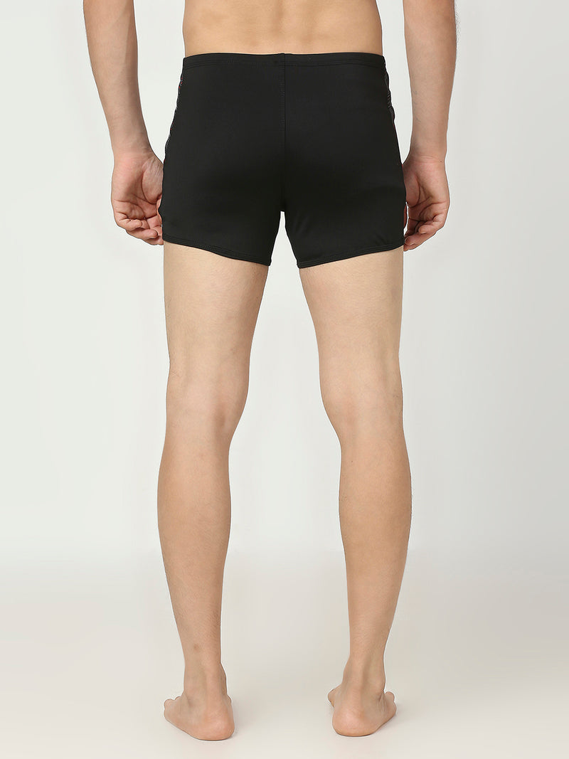 Black Panther Men's  U- Front Swimming Trunk