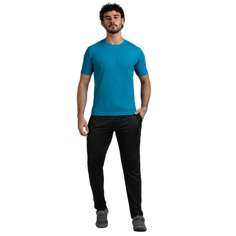 Half Sleeve T-Shirt for Men in Aquamarine - Perfect for Fitness and Workout[ECO1400HXC-Aquamarine]