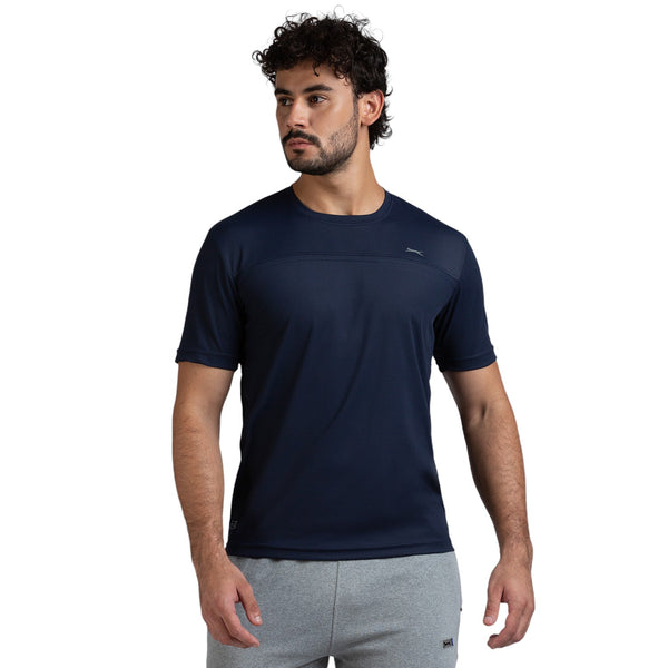 Half Sleeve T-Shirt for Men in Navy - Perfect for Fitness and Workout[ECO1400HXC-Navy]