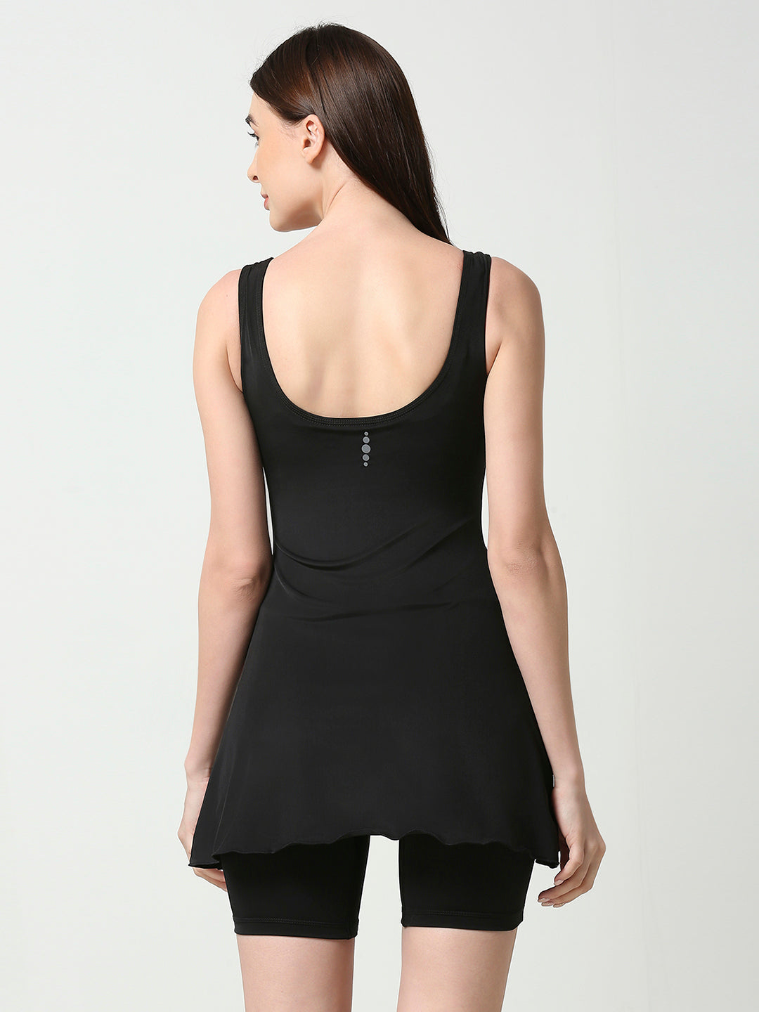 Black Panther Frock Style Swimsuit for Women [F 66060]