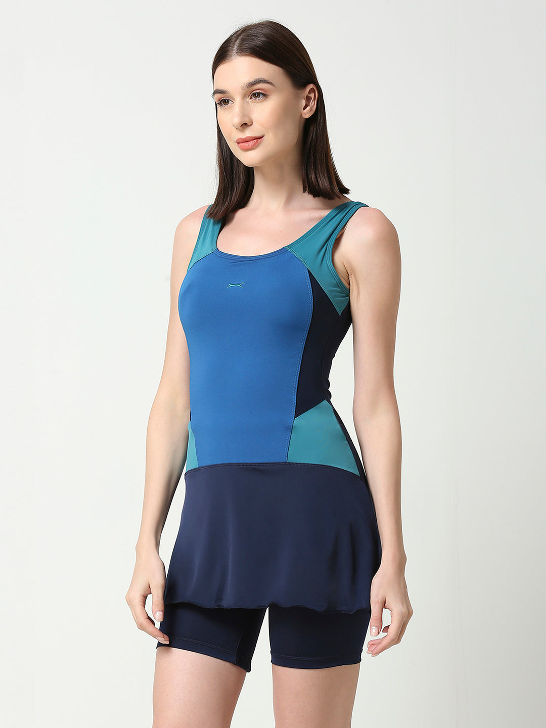 Black Panther Frock Style Swimsuit for Women [F 66060]