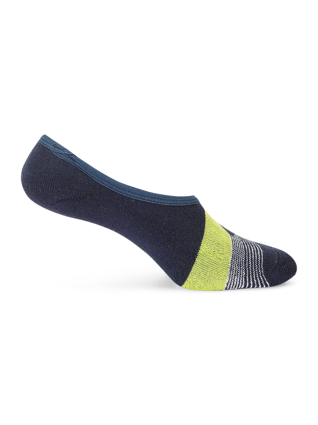 No Show Hidden Socks (Pack of 3) for Men in Black-Grey-Blue - Perfect for Fitness and Workout[FLEXIFEETX]