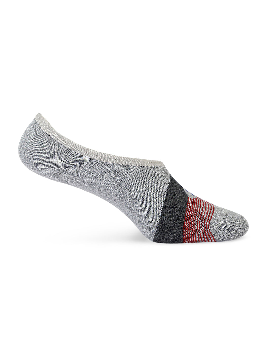 No Show Hidden Socks (Pack of 3) for Men in Black-Grey-Blue - Perfect for Fitness and Workout[FLEXIFEETX]