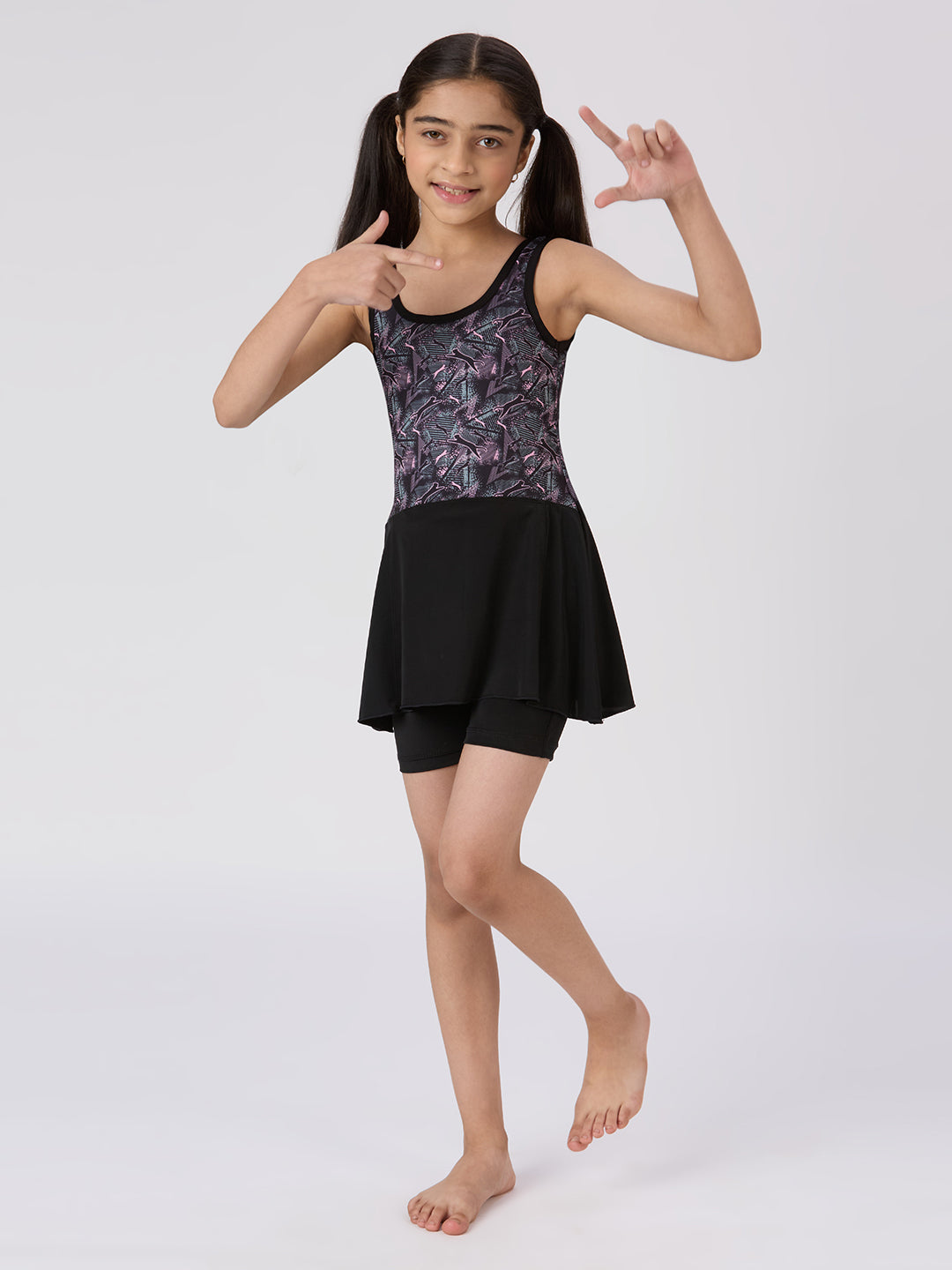 Black Panther Girls Fashion Swimwear – FLP 869002