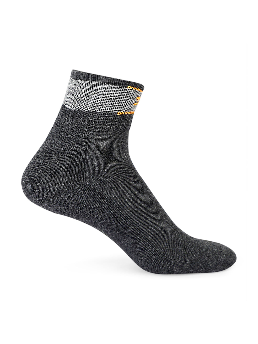 1/4 Inch Socks Pack of 3 for Men in Black-Grey-Blue - Perfect for Fitness and Workout[FORCEX]