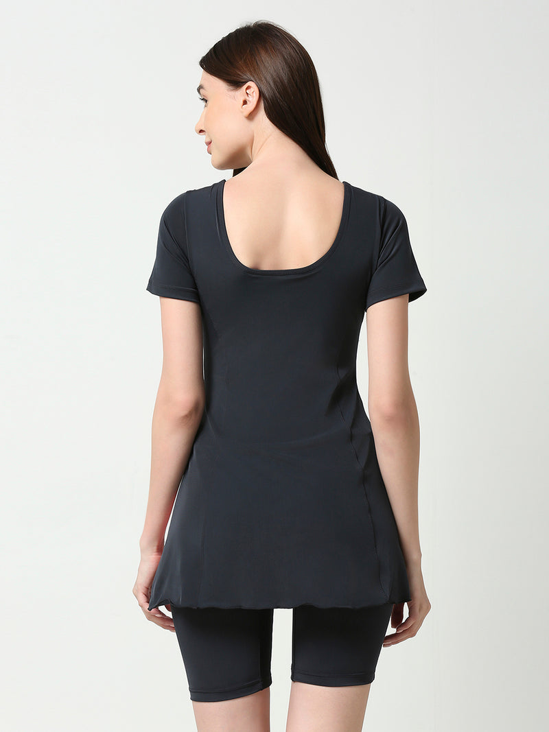 Black Panther Frock Style Swimsuit for Women [FSL 68040]