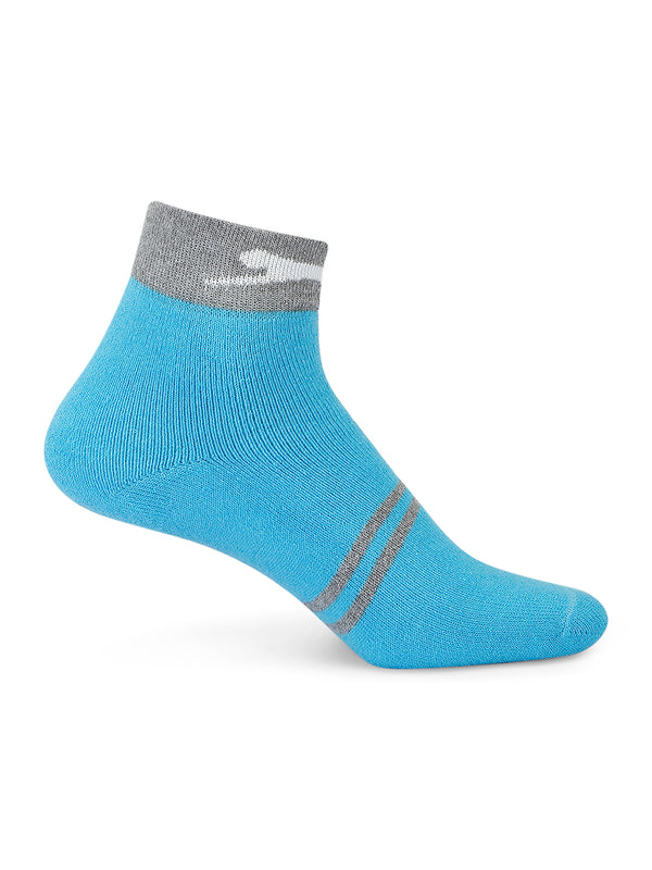 No Show Socks for Men in Blue-Pink-Grey - Perfect for Fitness and Workout[KOOLCATX]