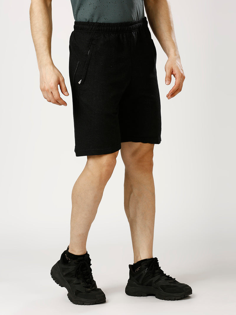Black Panther Poly / Cotton Acti Fit Shorts [PC 501900X ]