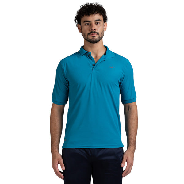 Polo for Men in Aquamarine - Perfect for Fitness and Workout[POLO14001HXC-Aquamarine]