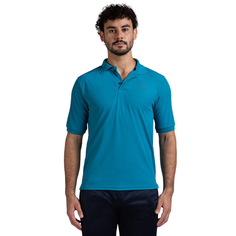 Polo for Men in Aquamarine - Perfect for Fitness and Workout[POLO14001HXC-Aquamarine]