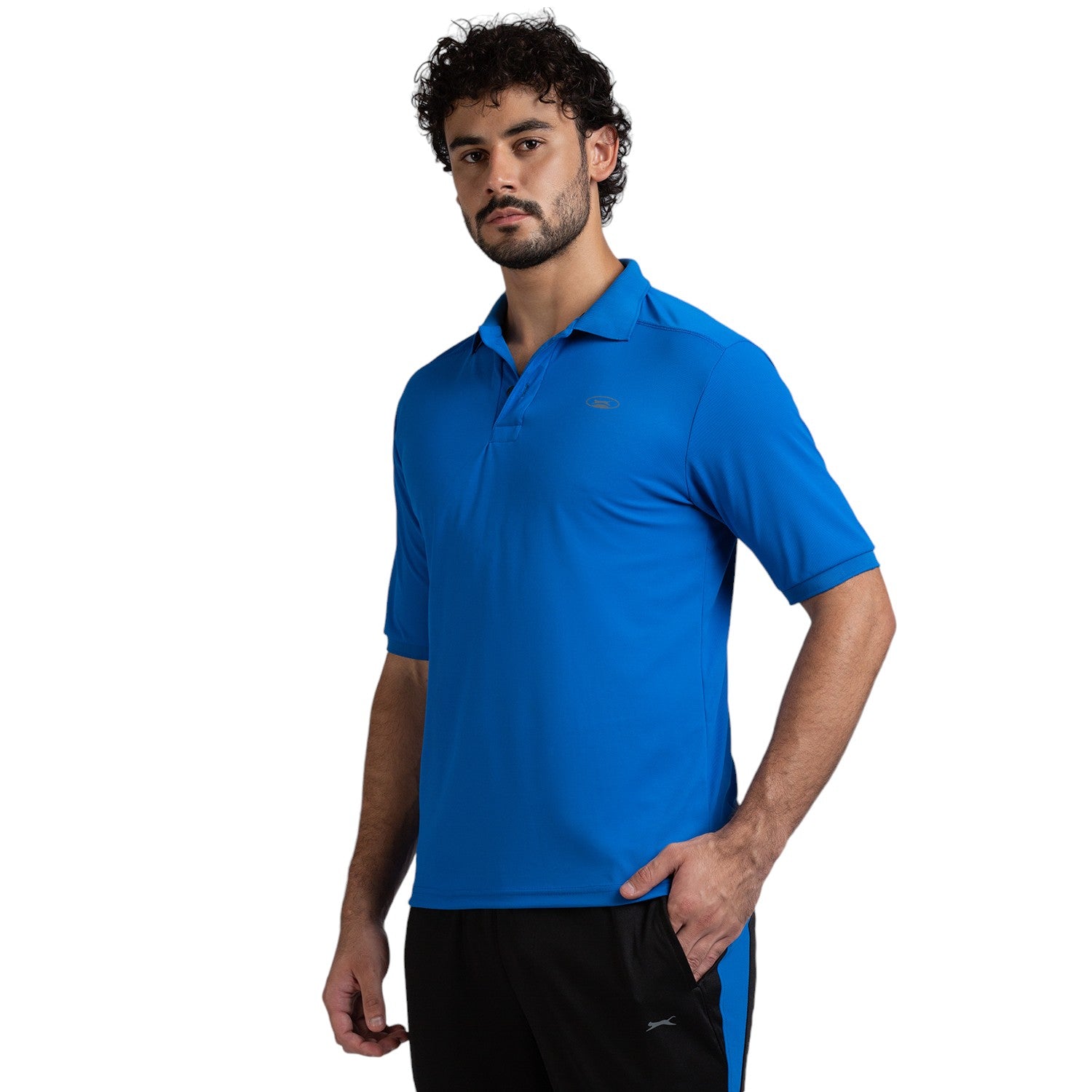 Polo for Men in Ele. Blue - Perfect for Fitness and Workout[POLO14001HXC-Ele. Blue]