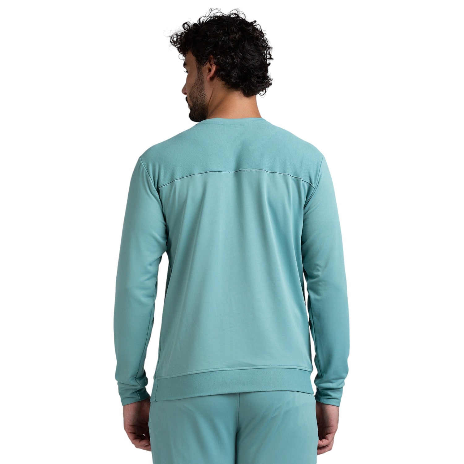 Pull Over for Men in Sea Green - Perfect for Fitness and Workout[SS4004HXC-Sea Green]