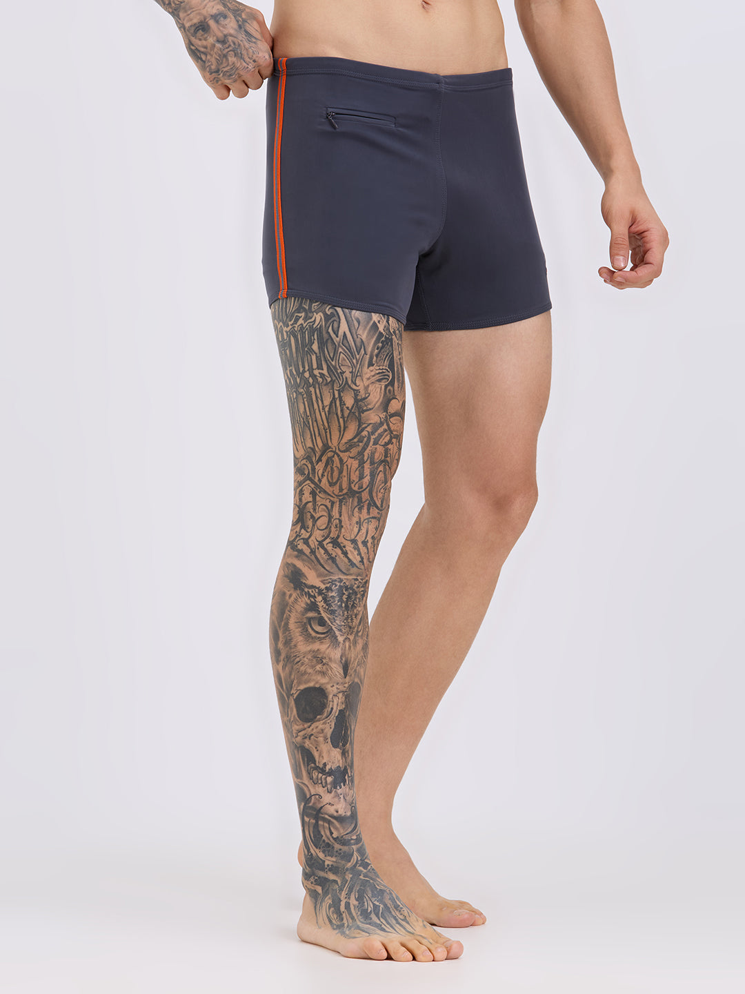 Black Panther Men's U-Front Swimming Trunk-U 209