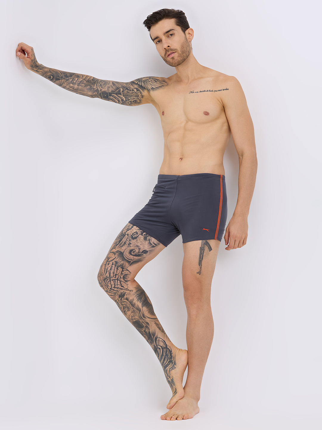Black Panther Men's U-Front Swimming Trunk-U 209