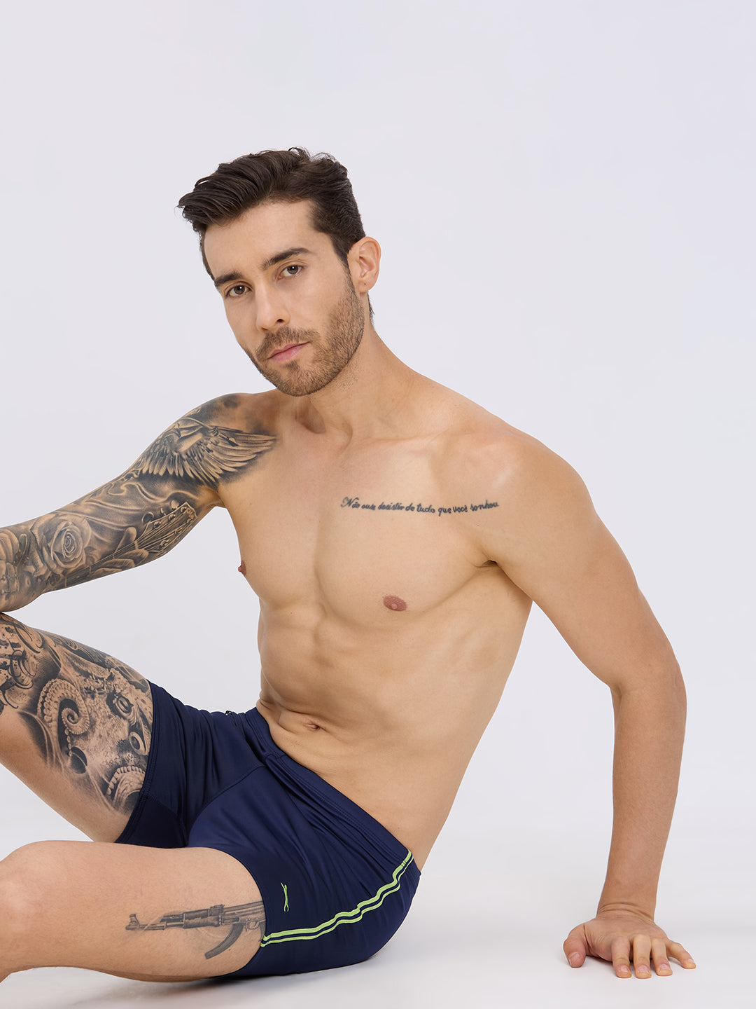 Black Panther Men's U-Front Swimming Trunk-U 209