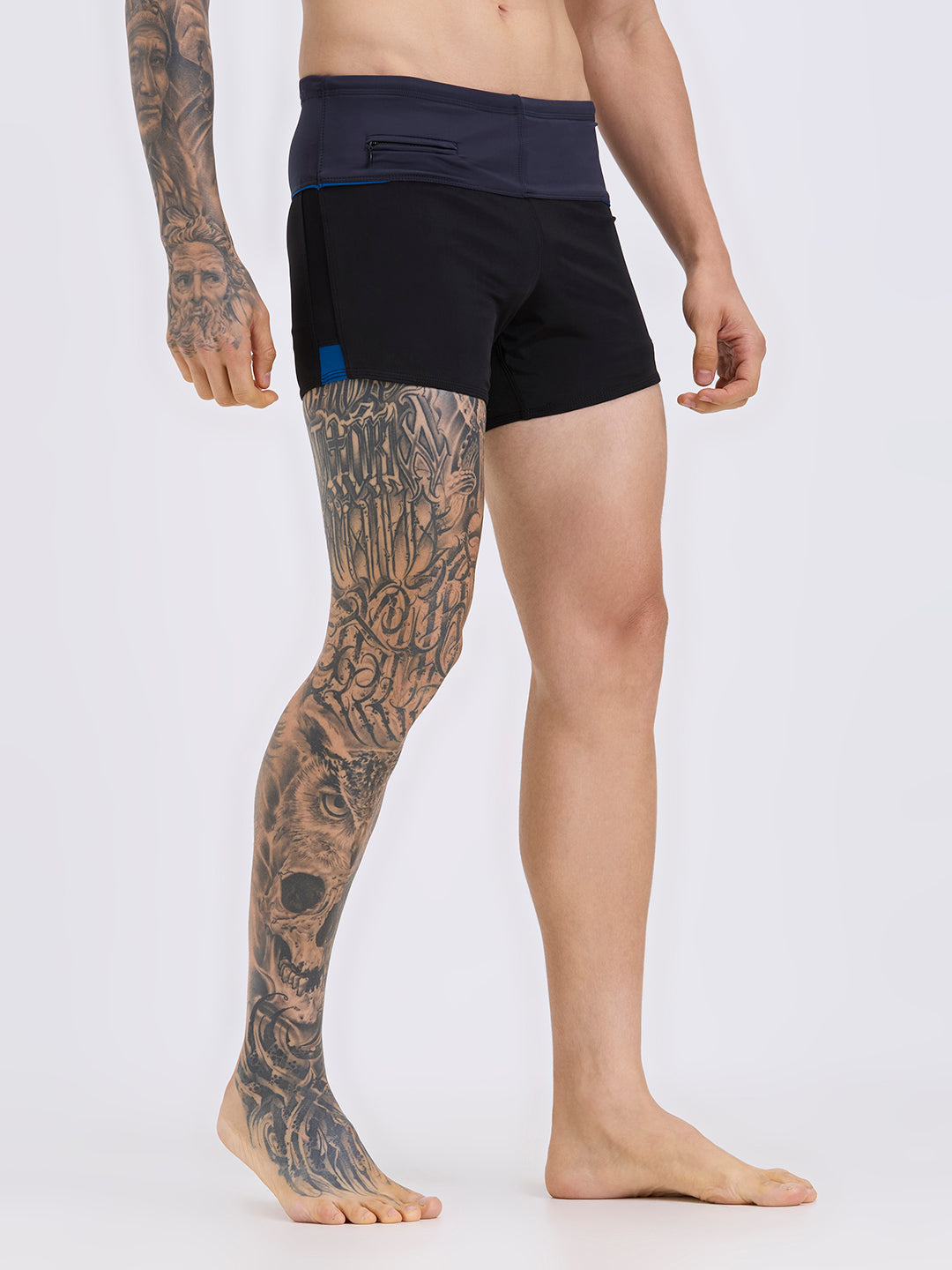 Black Panther Men's U-Front Swimming Trunk-U 213