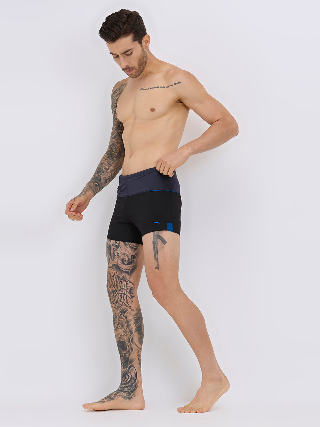 Black Panther Men's U-Front Swimming Trunk-U 213