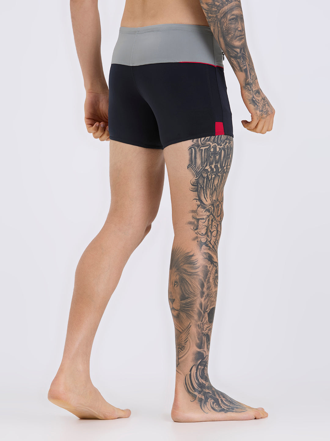 Black Panther Men's U-Front Swimming Trunk-U 213