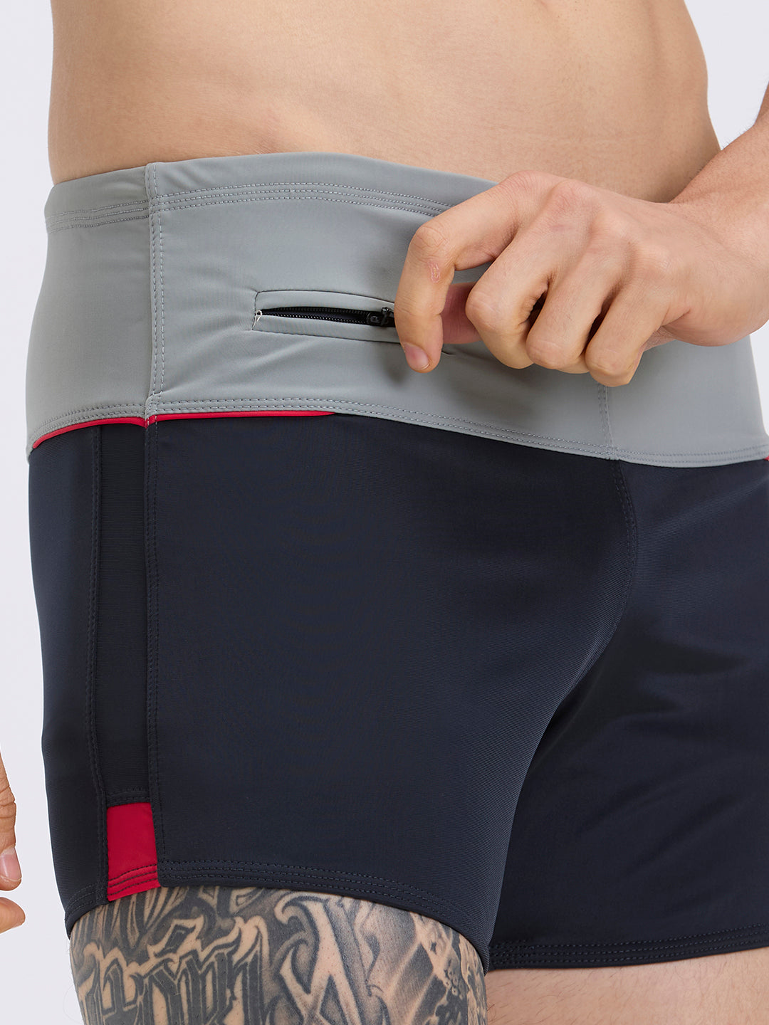 Black Panther Men's U-Front Swimming Trunk-U 213