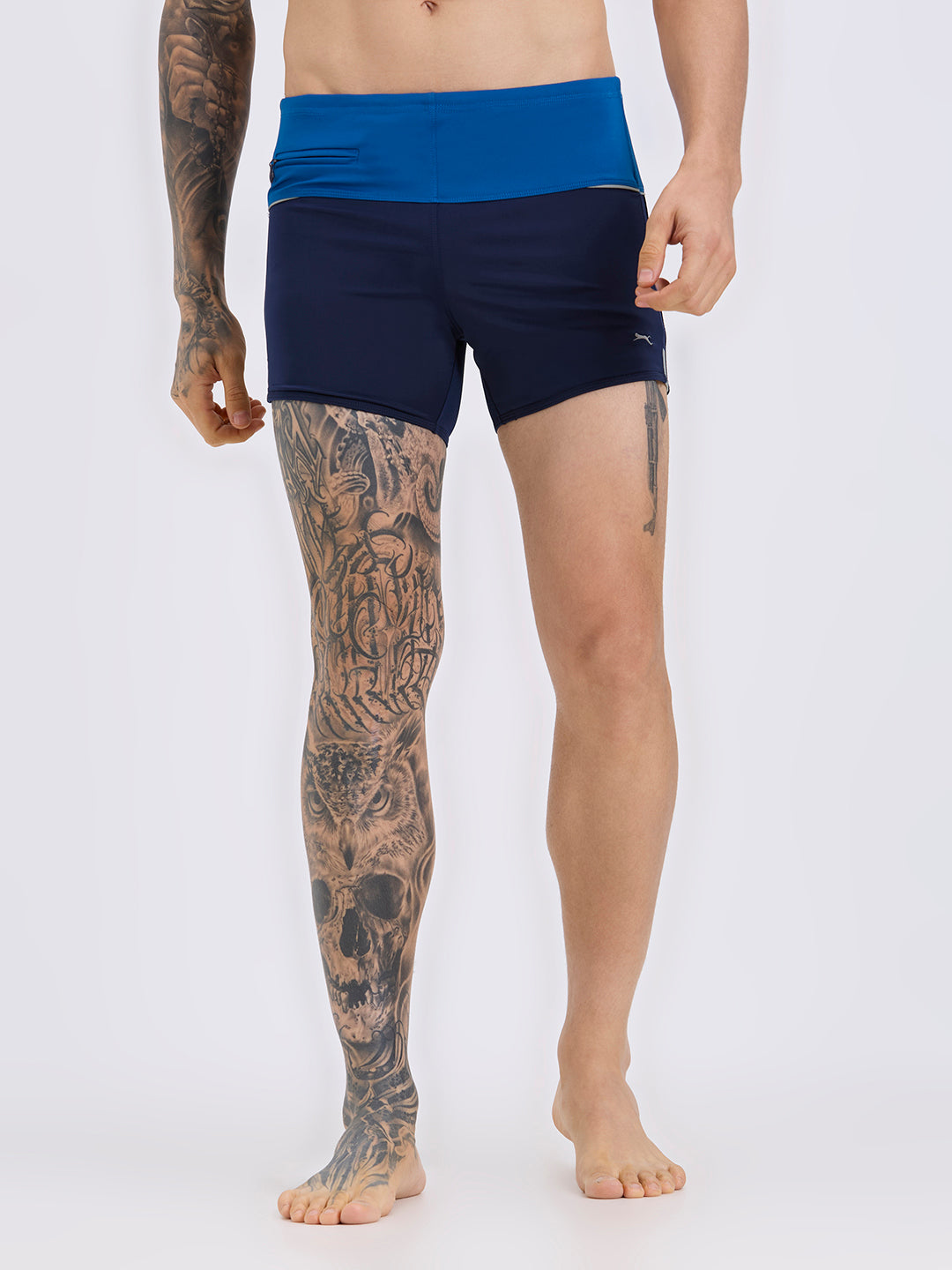 Black Panther Men's U-Front Swimming Trunk-U 213