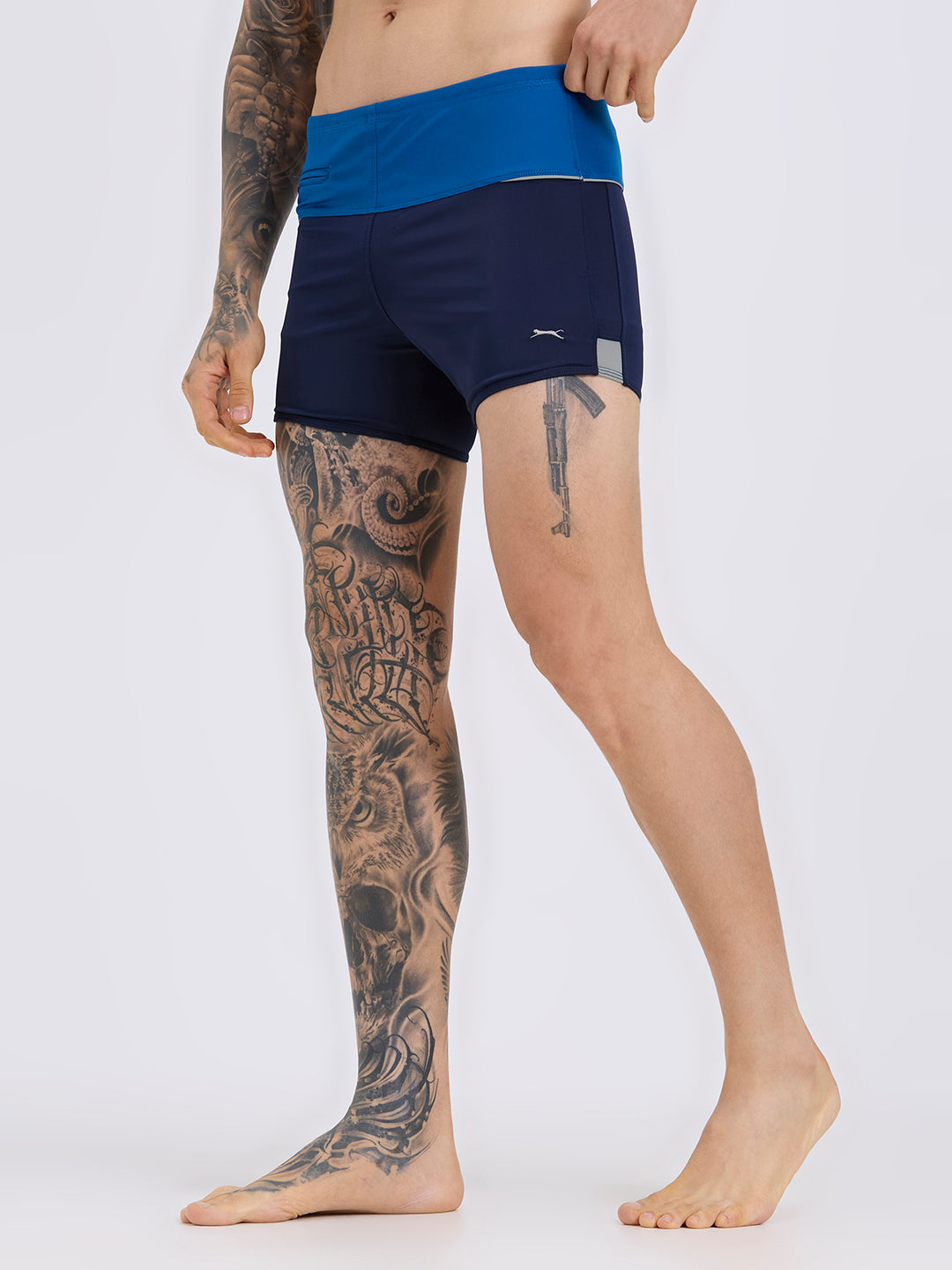 Black Panther Men's U-Front Swimming Trunk-U 213