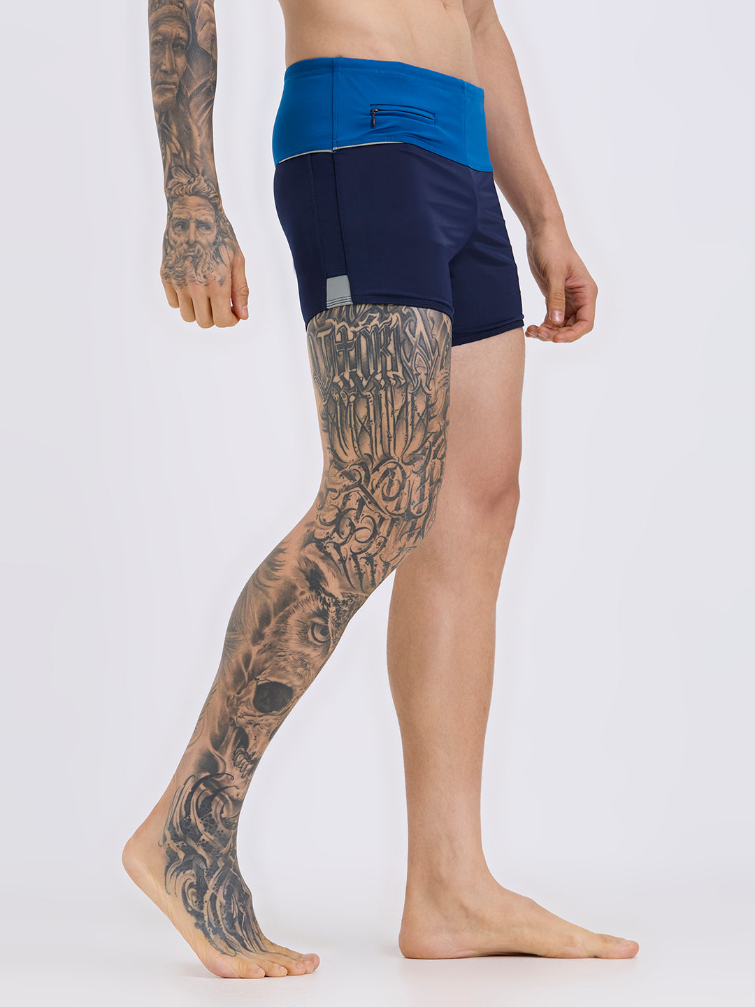 Black Panther Men's U-Front Swimming Trunk-U 213