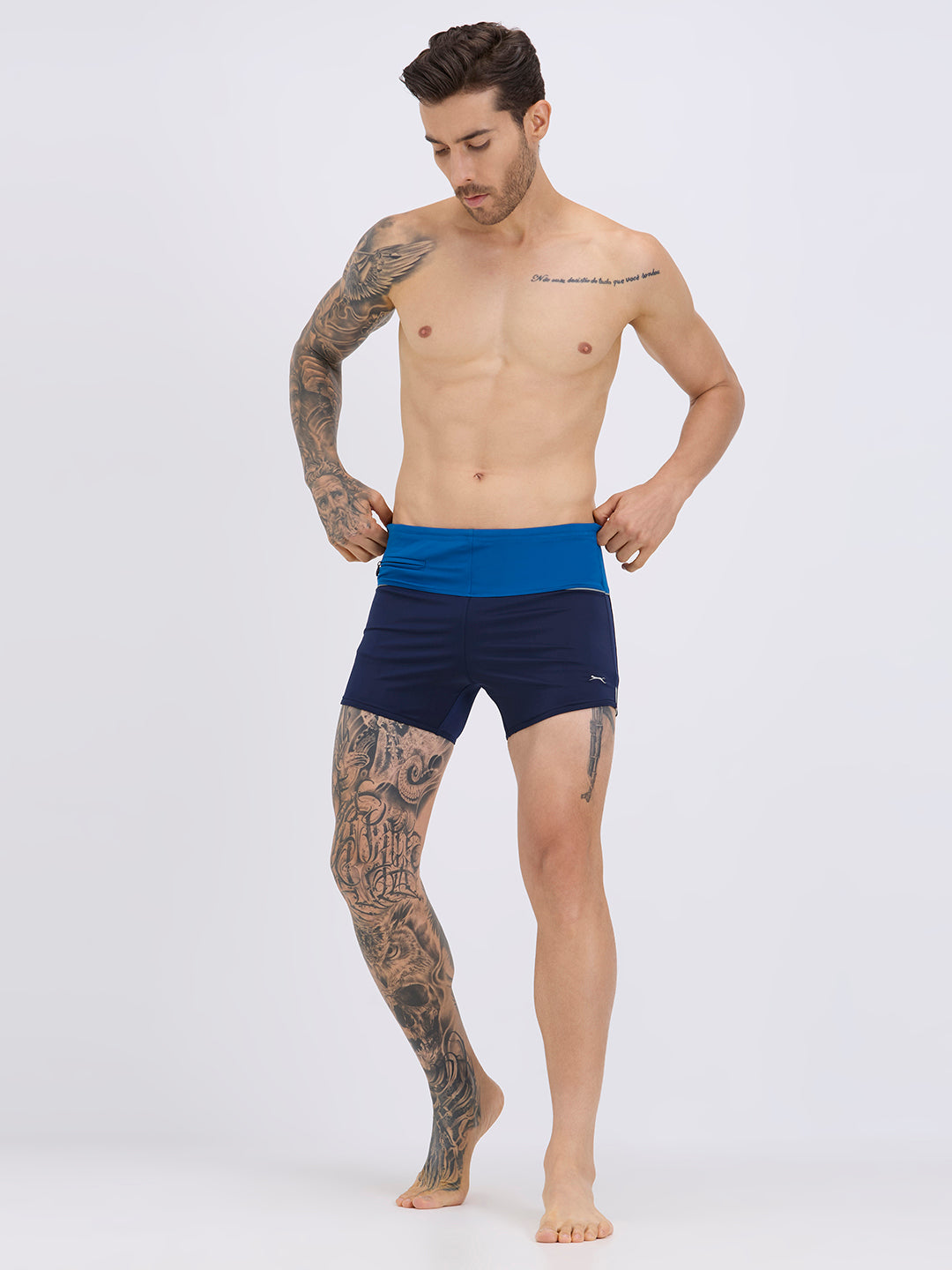 Black Panther Men's U-Front Swimming Trunk-U 213