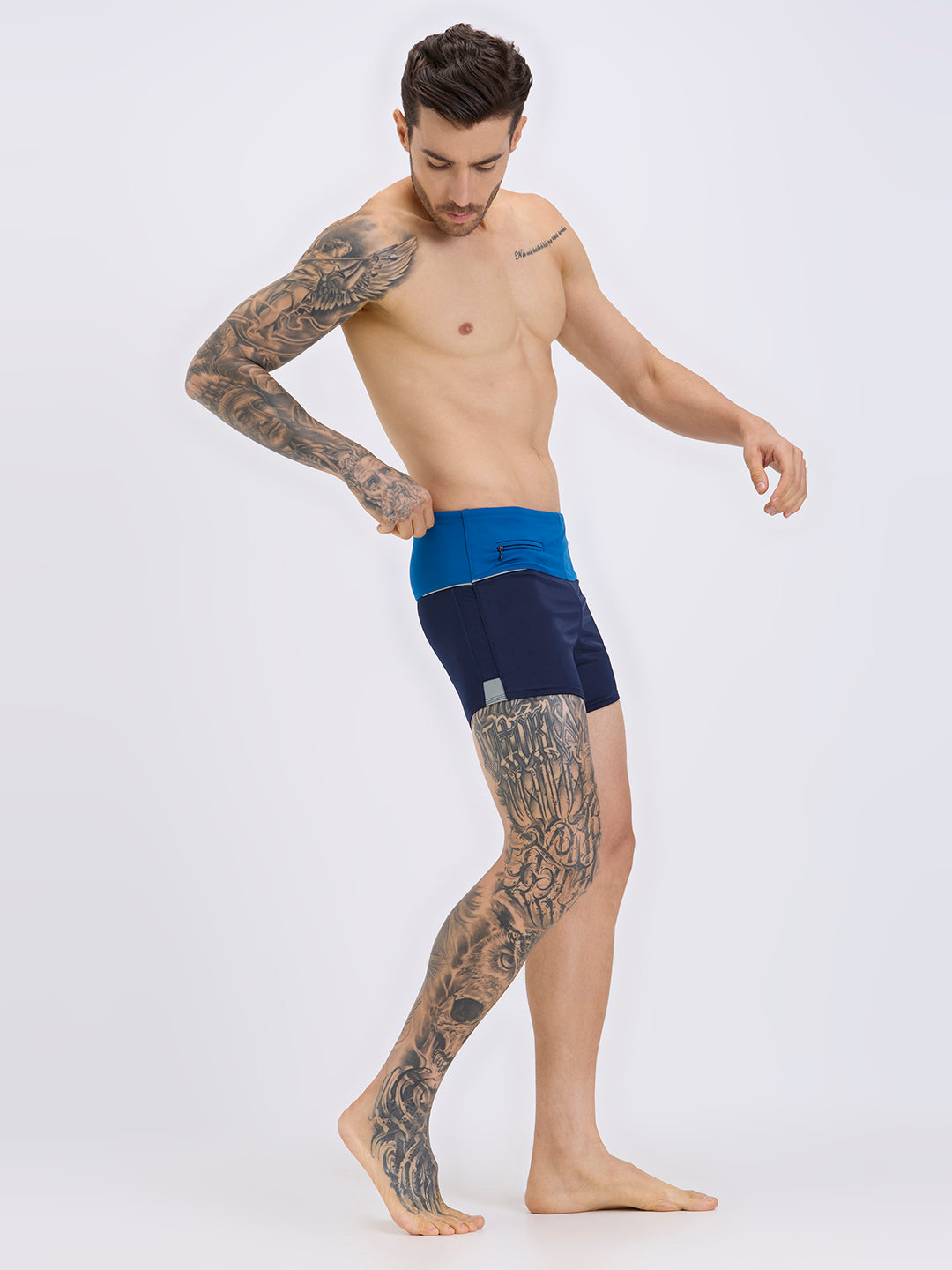 Black Panther Men's U-Front Swimming Trunk-U 213