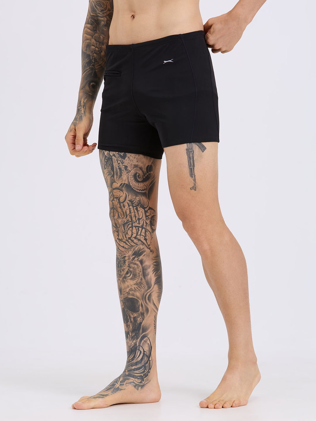 Black Panther Men's U-Front Swimming Trunk-U 201