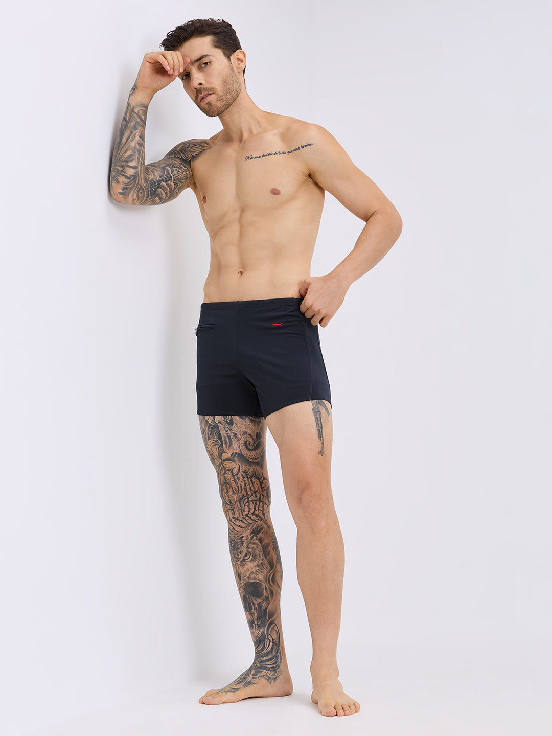 Black Panther Men's U-Front Swimming Trunk-U 201