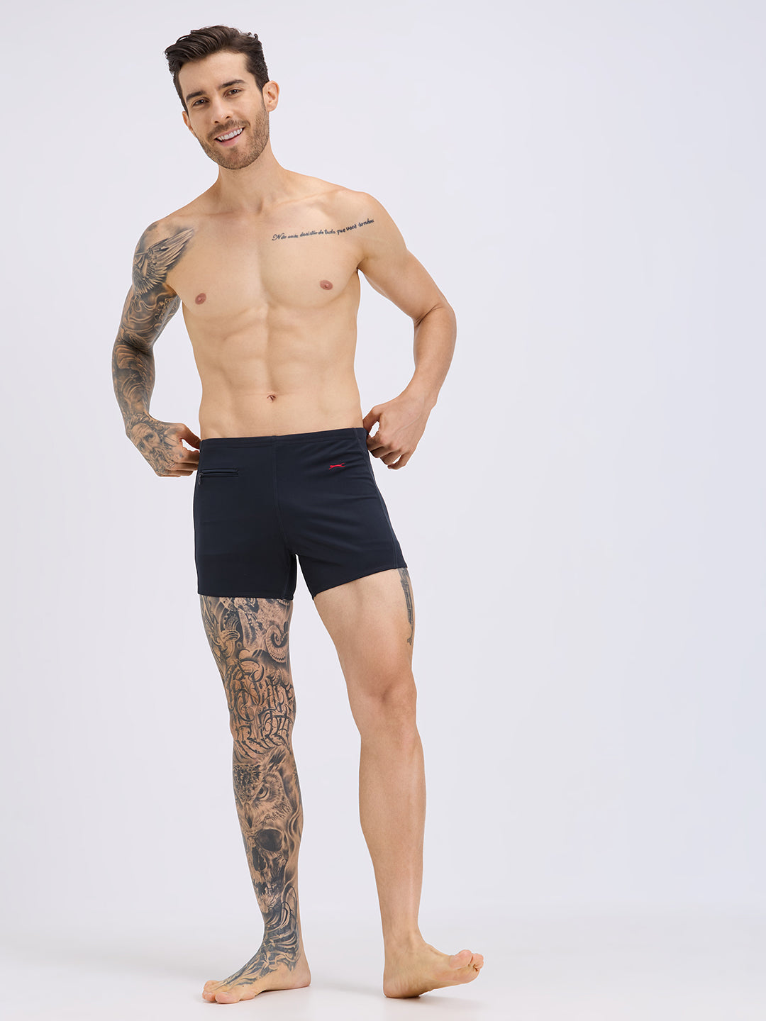 Black Panther Men's U-Front Swimming Trunk-U 201