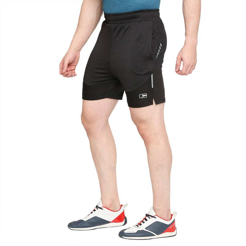 Black Panther Mens Acti Fit Shorts [ PC 50050 S ]