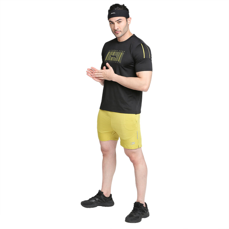 Black Panther Mens Acti Fit Shorts [ PC 50050 S ]