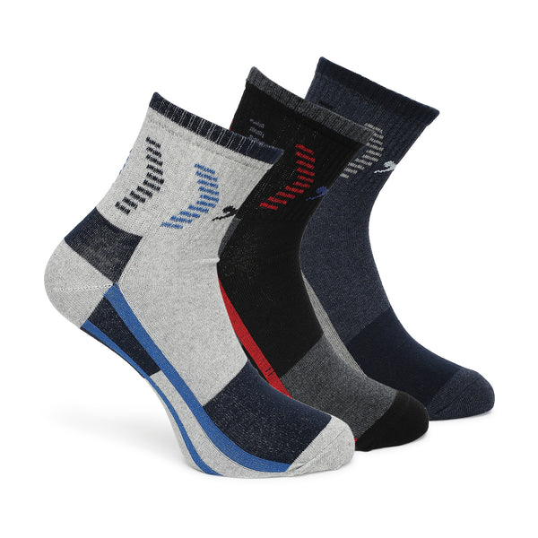 Black Panther Mens Trio Sports Socks Pack (Rocket-X)