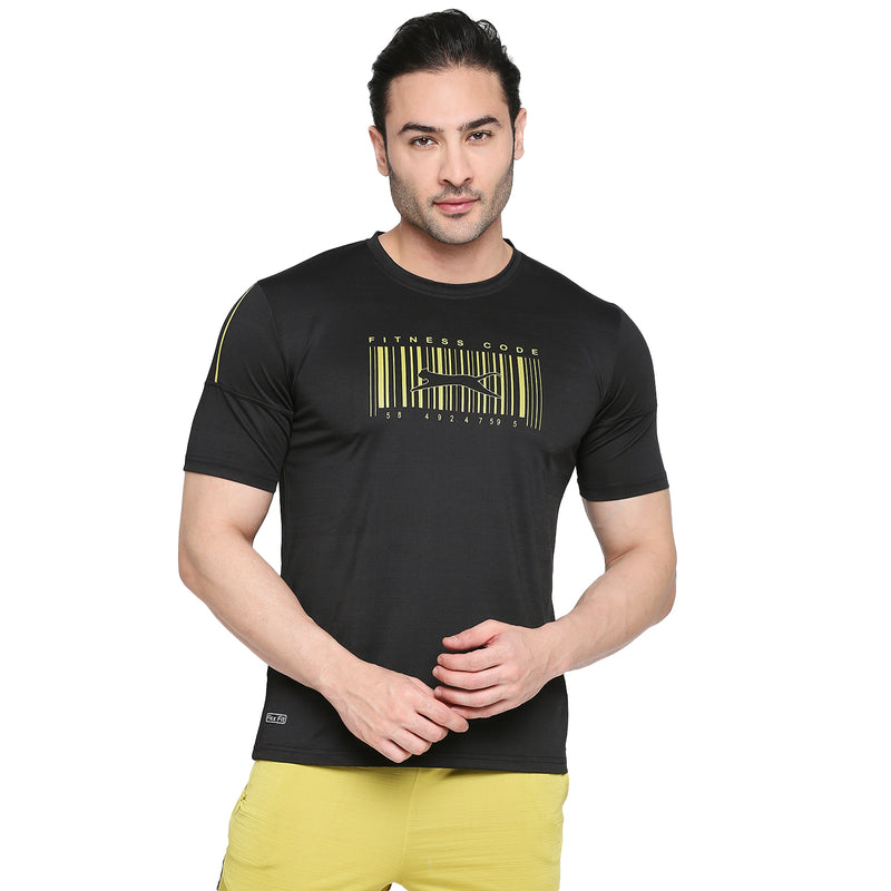 Black Panther Mens Acti Fit T-Shirt [FF 91002 S]