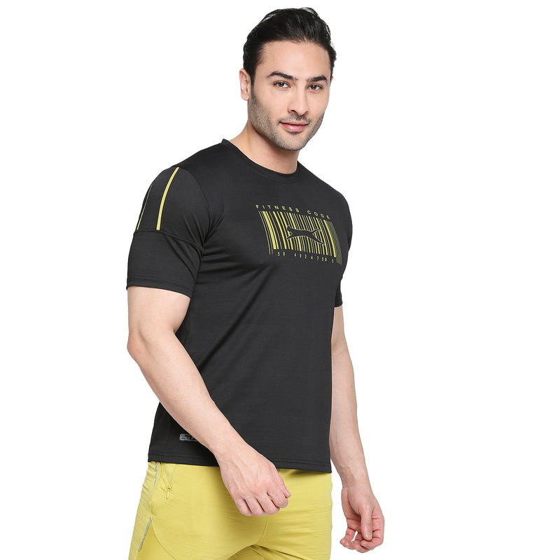 Black Panther Mens Acti Fit T-Shirt [FF 91002 S]