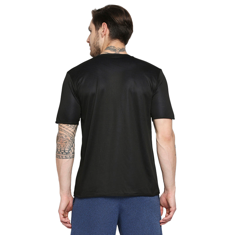 Black Panther Mens Acti Fit Round Neck Reversible T-Shirt [RV 710106S]